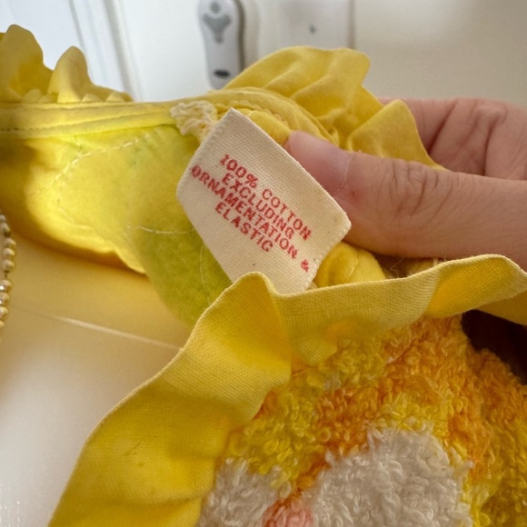 Vintage Made in U.S.A Floral Crinkle Button Up Blouse Size 10 - Picture 6 of 6